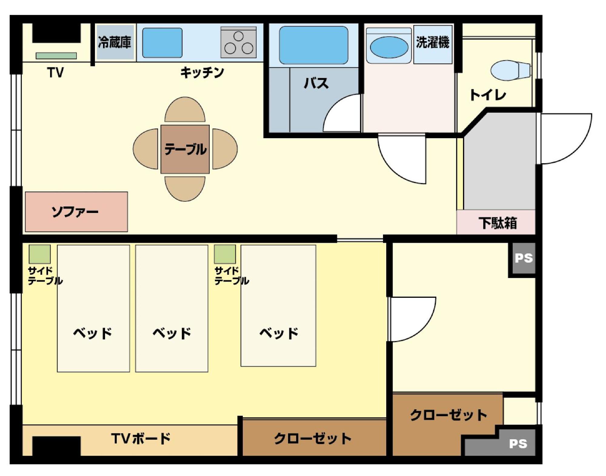 Matsui Building Appartement Tokio Kamer foto